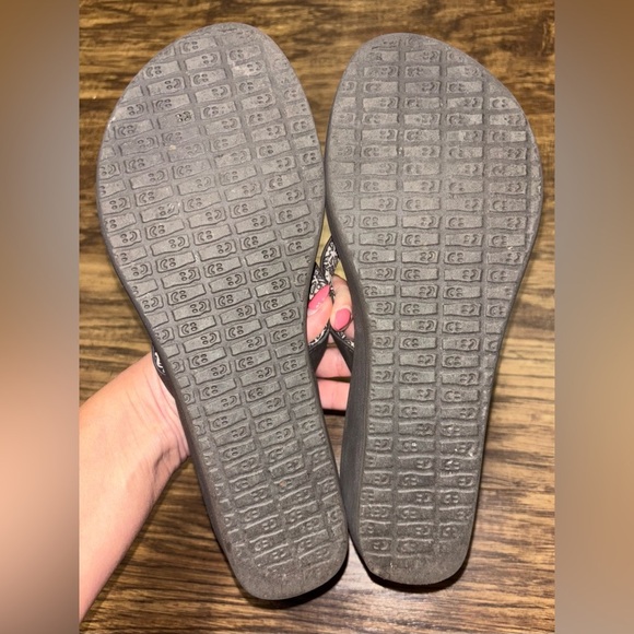 Sanuk Wedge Sandals Size 9 - Picture 8 of 8